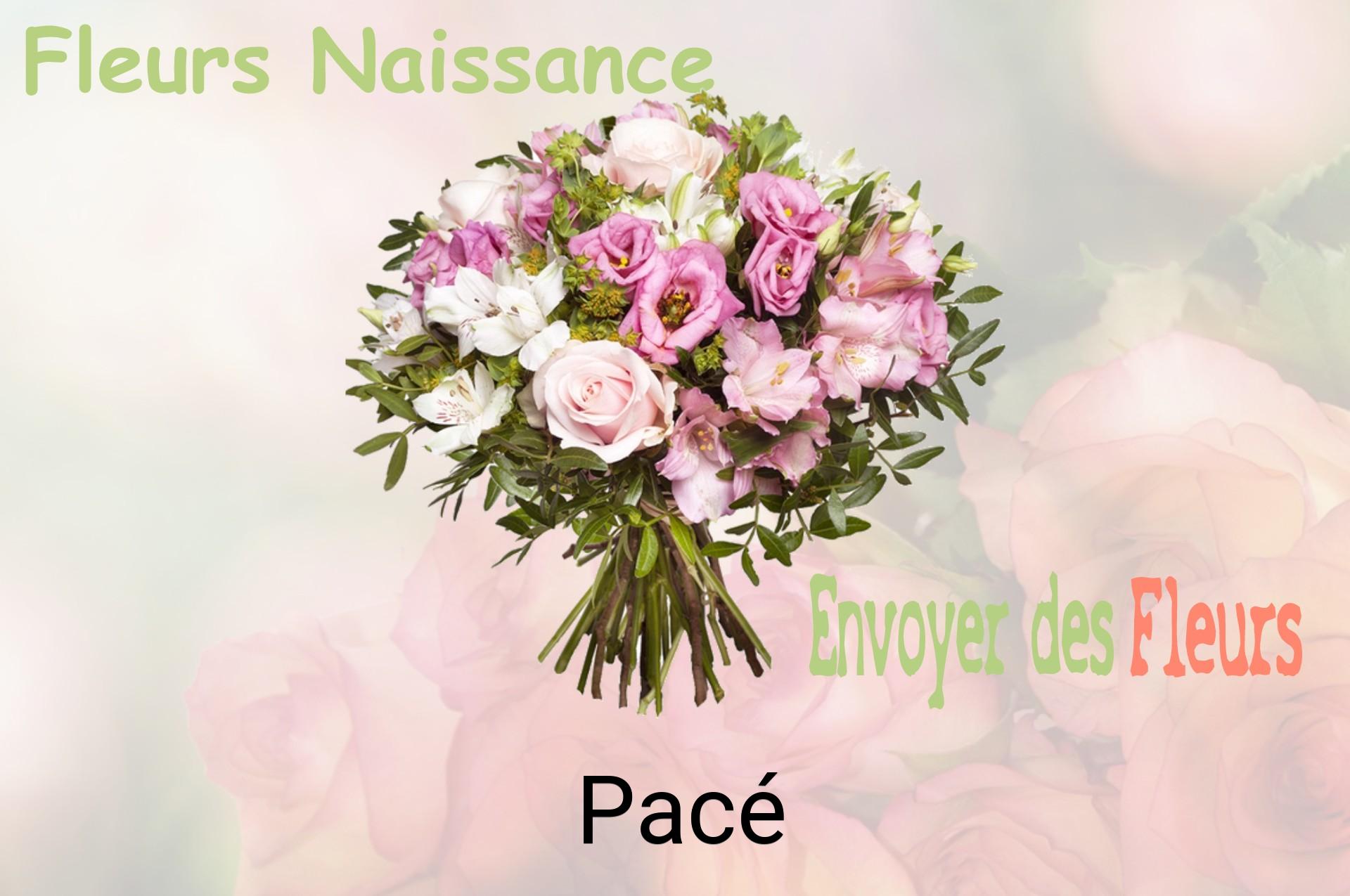 Bouquet de fleurs de naissance livré à Pacé